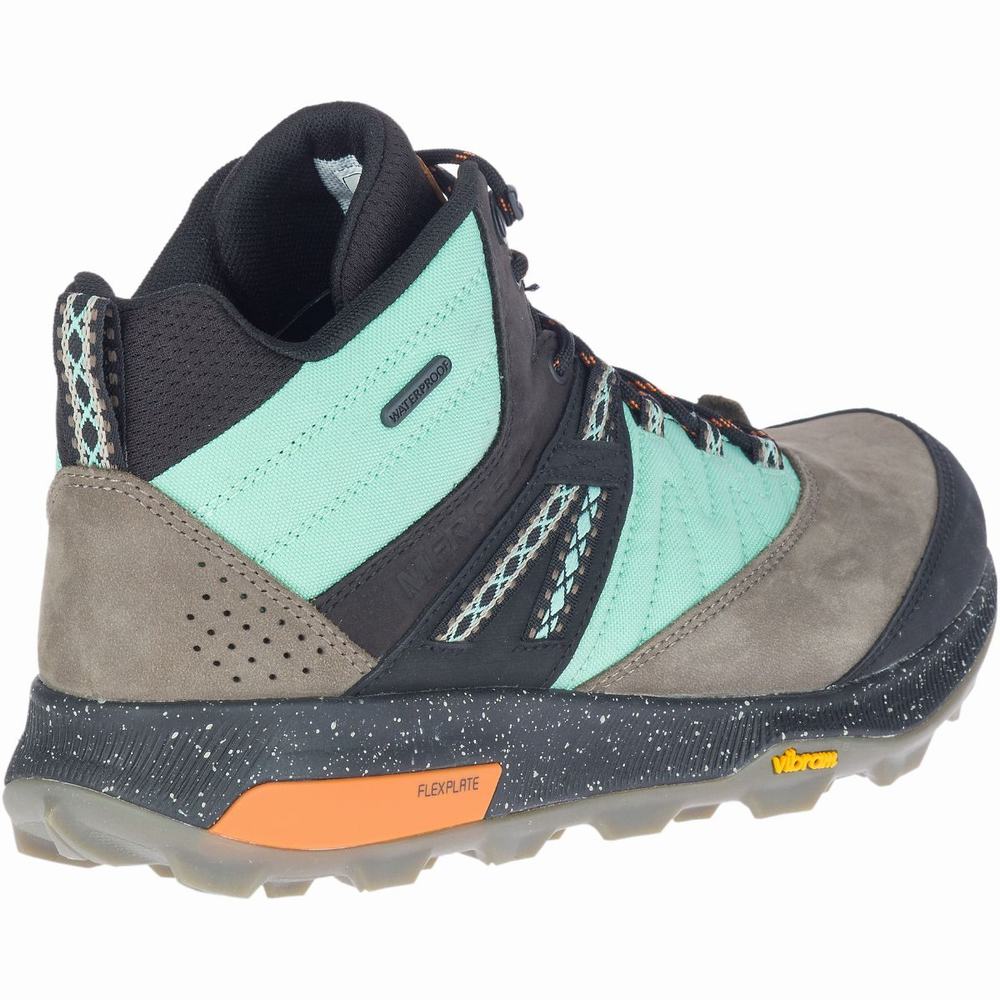 Botas Merrell Mexico Merrell Zion Mid Waterproof X Unlikely Hikers Botas De Montana Para Hombre Wave